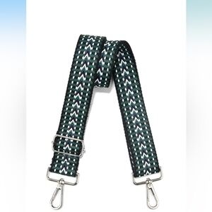 Silver Hardware Purse Strap Crossbody Straps for Purses Wide Shoulder Strap